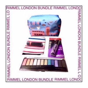 New Rimmel London Bundle: Makeup Trio• Bag•Bandana